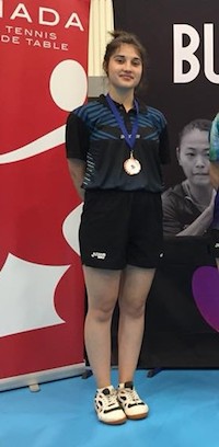 Adina Maria Cuchirita - Championnat Canadien de Tennis de Table 2018