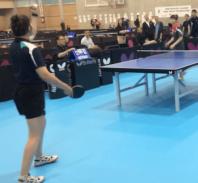Adina Maria Cuchirita - Championnat Canadien de Tennis de Table 2018