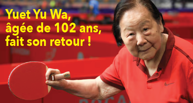 À 102 ans, elle est toujours à la table – BLOG